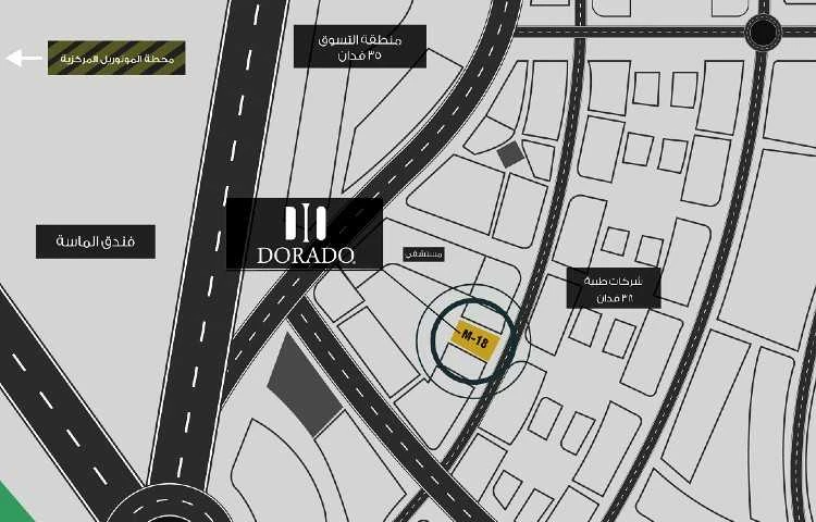 خريطة موقع دورادو مول العاصمة الإدارية